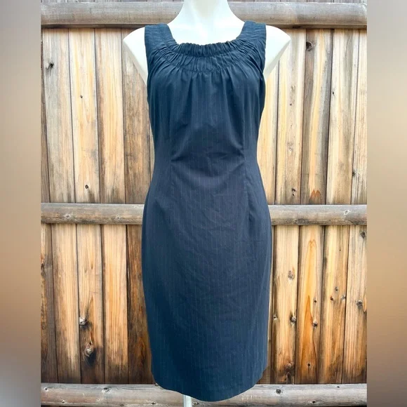Calvin Klein | Dresses | Final Price Calvin Klein Fitted Pinstripe Dress |  Poshmark